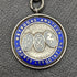1920s British Antique Extra Thick Pure Silver (925 Silver) Albert Chain 75g Medal Fob
